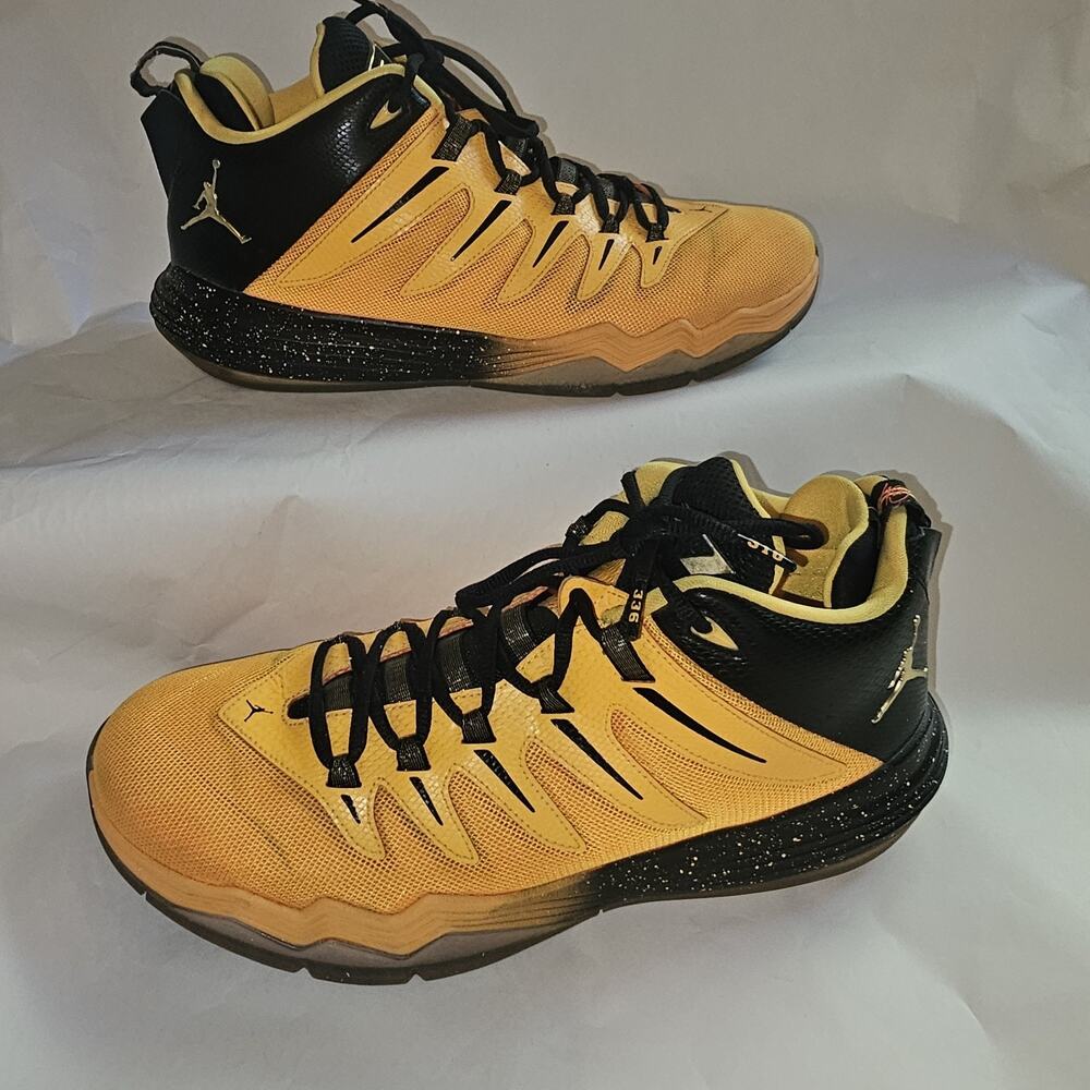 Nike Air Jordan Mens 12 Chris Paul CP3.ix Yellow Dragon Sneakers Deadstock Bball